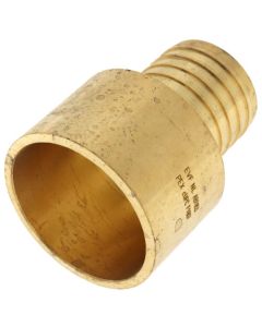 1-1/2" PEX x 1-1/2" Female Sweat Copper Pipe Brass Adapter (Lead Free)