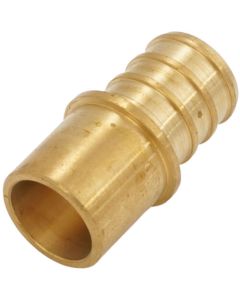 5/8" PEX x 1/2" Male Sweat Copper Fitting Brass Adapter (Lead Free)