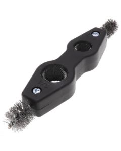 1/2" x 3/4" ID Copper Brush Deburrer (Black)