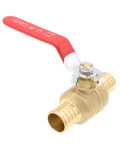 1" PEX x 1" PEX DZR Brass Ball Valve (Lead Free)