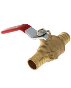 3/4" PEX Full Port Ball Valve w/ Drain (Lead Free)