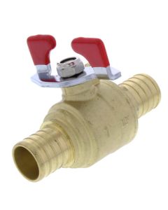 1" PEX x 1" PEX Ball Valve, T-Handle (Lead Free)