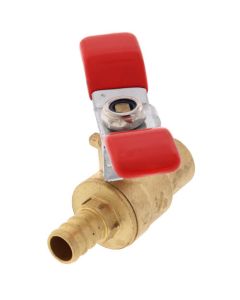 1/2" PEX x 1/2" Sweat Ball Valve w/ T-Handle (Lead Free)