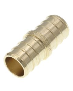 5/8" PEX x 5/8" PEX DZR Brass Coupling (Lead Free)