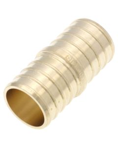 1" PEX x 1" PEX DZR Brass Coupling (Lead Free)