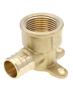 3/4" PEX x 3/4" NPT DZR Brass Drop Ear Elbow (Lead Free)