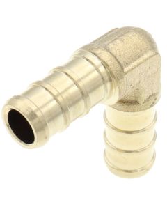 3/8" PEX x 3/8" PEX DZR Brass 90 Elbow (Lead Free)