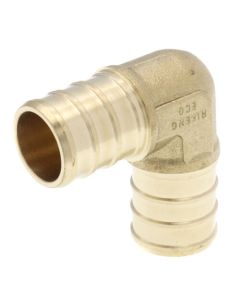5/8" PEX x 5/8" PEX DZR Brass 90 Elbow (Lead Free)