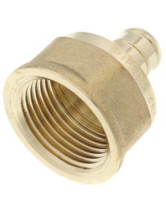1/2" PEX x 3/4" NPT DZR Brass Female Adapter (Lead Free)