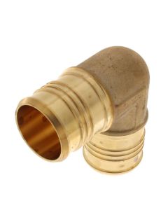 2" PEX x 2" PEX Brass 90 Elbow (Lead Free)