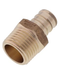 5/8" PEX x 1/2" NPT DZR Brass Male Adapter (Lead Free)