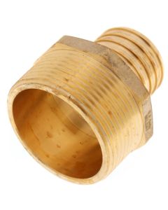 1-1/2" PEX x 1-1/2" NPT Brass Male Adapter (Lead Free)
