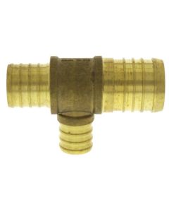 1-1/4" PEX x 1" PEX x 3/4" PEX Brass Tee (Lead Free)