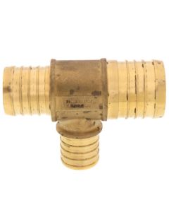 1-1/2" PEX x 1-1/4" PEX x 1" PEX Brass Tee (Lead Free)