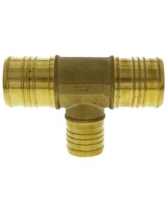 2" PEX x 2" PEX x 1-1/2" PEX Brass Tee (Lead Free)