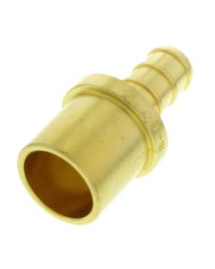 3/8" PEX x 1/2" Male Sweat Copper Fitting Brass Adapter (Lead Free)
