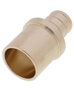 5/8" PEX x 3/4" Male Sweat Copper Fitting DZR Brass Adapter (Lead Free)