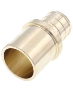 3/4" PEX x 3/4" Male Sweat Copper Fitting DZR Brass Adapter (Lead Free)