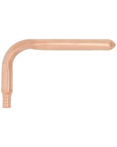 1/2" PEX Crimp Copper Stub Out Elbow (3-1/2" x 6")
