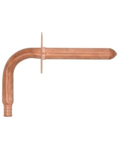 1/2" PEX Crimp Copper Stub Out Elbow w/ Ear (3-1/2" x 6")
