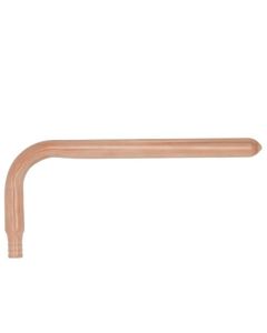 1/2" PEX Crimp Copper Stub Out Elbow (3-1/2" x 8")