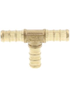 3/8" PEX DZR Brass Tee (Lead Free)