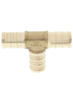 1/2" PEX Crimp DZR Brass Tee (Lead Free)