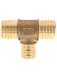2" PEX x 2" PEX x 1" PEX Brass Tee (Lead Free)