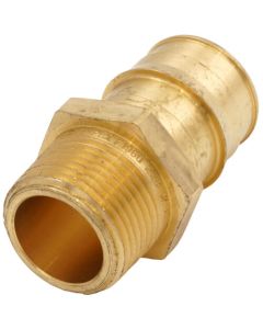 1" ProPEX x 3/4" NPT Brass Male Adapter