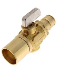 5/8" ProPEX x 3/4" Copper Adapter Full Port Ball Valve