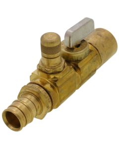 5/8" ProPEX x 3/4" Copper Adapter Full Port Ball and Balancing Valve