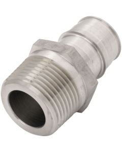 1" ProPEX Stainless Steel Male Threaded Adapter