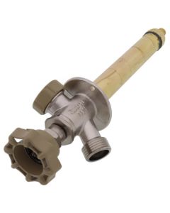 6", 1/2" PEX Anti-Siphon Ball Valve Frost-Proof Sillcock w/ 1/4 Turn