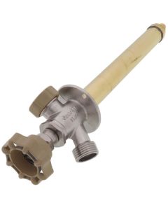 8", 1/2" PEX Anti-Siphon Ball Valve Frost-Proof Sillcock w/ 1/4 Turn
