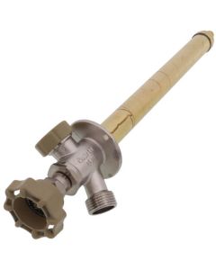 10", 1/2" PEX Anti-Siphon Ball Valve Frost-Proof Sillcock w/ 1/4 Turn