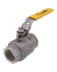 1-1/4" IPS Full Port 316 Stainless Steel 2-Piece Ball Valve