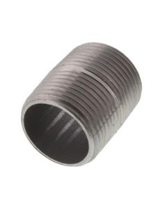 1" x Close Stainless Steel Nipple