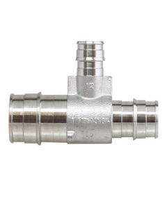 1" x 3/4" x 1/2" 304 Stainless Steel Expansion PEX Tee