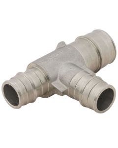 1" x 3/4" x 3/4" 304 Stainless Steel Expansion PEX Tee