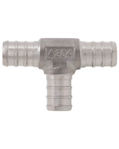 1/2" PEX Stainless Steel Tee (Lead Free)