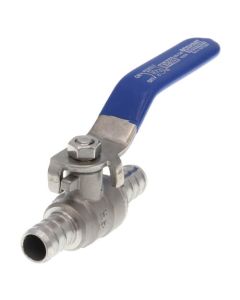 1/2" 304 Stainless Steel PEX Crimp Ball Valve