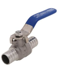 3/4" 304 Stainless Steel PEX Crimp Ball Valve