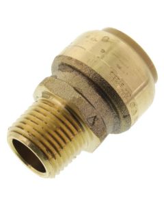 3/4" SharkBite x 1/2" NPT Male Reducing Bullnose Connector (Lead Free)