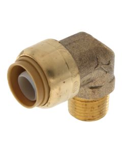 1/2" Sharkbite x 3/8" MNPT Reducing Dishwasher Elbow (Lead Free)