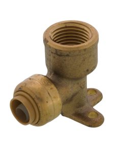 3/8" SharkBite x 1/2" FNPT Drop Ear Reducing Elbow (Lead Free)