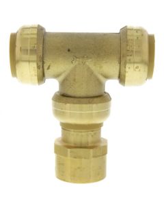 1" Sharkbite x 1" Sharkbite x 1" FNPT Tee (Lead Free)