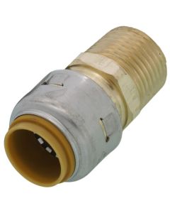 1/2" x 1/2" Sharkbite Max Pipe to Male Pipe Thread Connector (Lead Free)