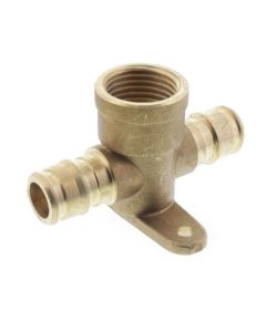 1/2" Expansion PEX x 1/2" Female Drop Ear Tee (Lead Free)