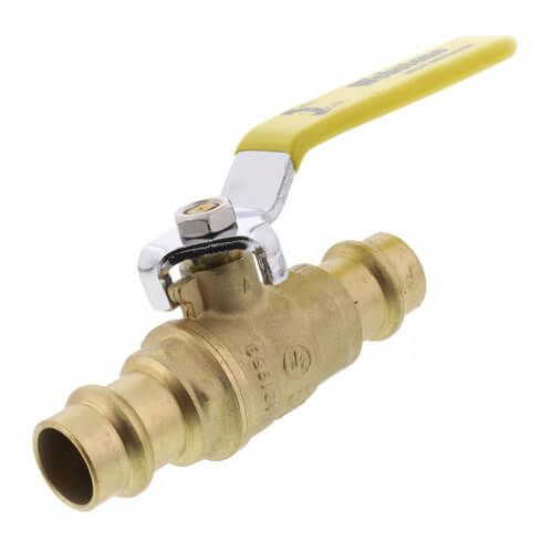 1/2" Press Full Port Brass Ball Valve (Lead Free)