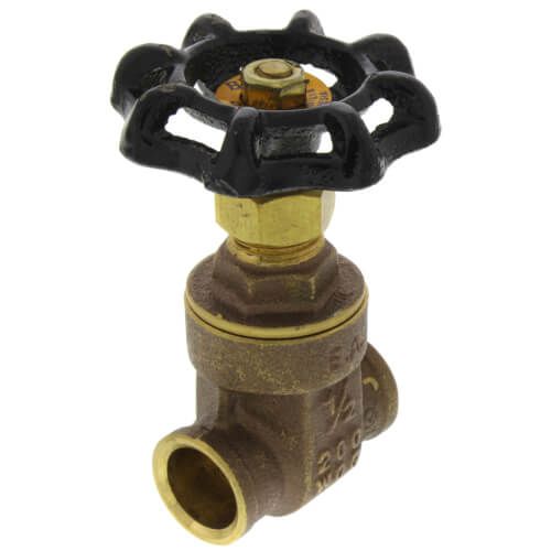 1/2" Solder Ends Gate Valve (Lead Free)
